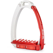 Tech Stirrups Estribos Venice Sloped EVO Plata/Rojo