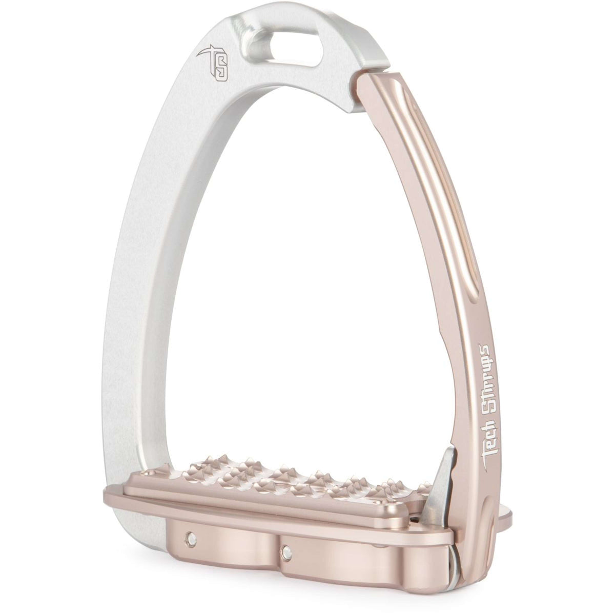 Tech Stirrups Estribos Venice Sloped EVO Plata Oro Rosado