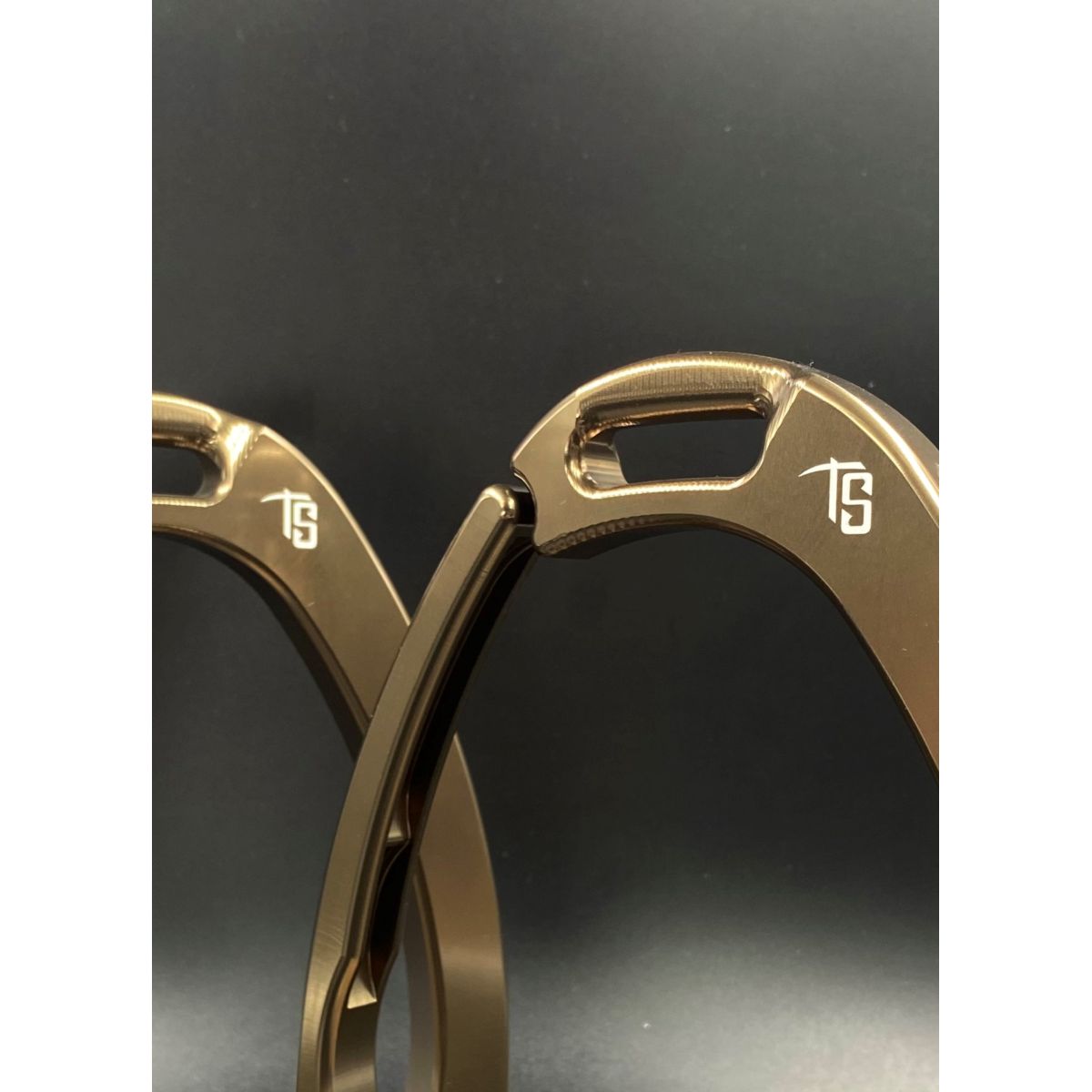 Tech Stirrups Estribos Venice Sloped Marron