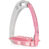 Tech Stirrups Estribos Venice Sloped Plata/Rosa