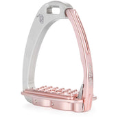 Tech Stirrups Estribos Venice Sloped Plata Rosa