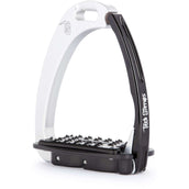Tech Stirrups Estribos Venice Sloped Plata/Negro