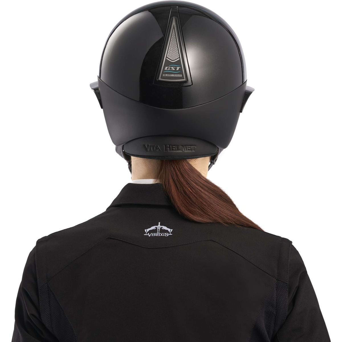Veredus Casco Vita Visor Ancho Lacado negro