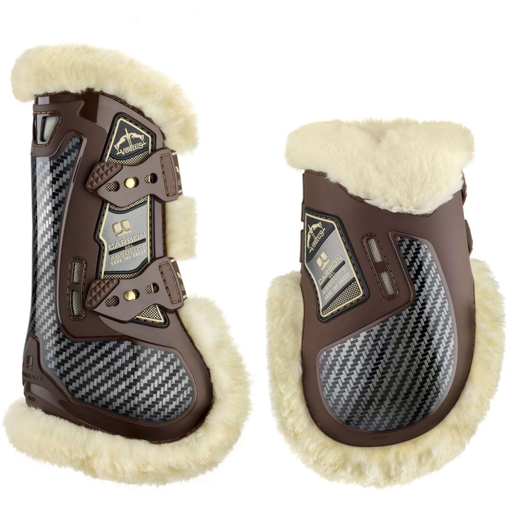 Veredus Botas para tendones Carbon Gel Absolute Save the Sheep Front Marron