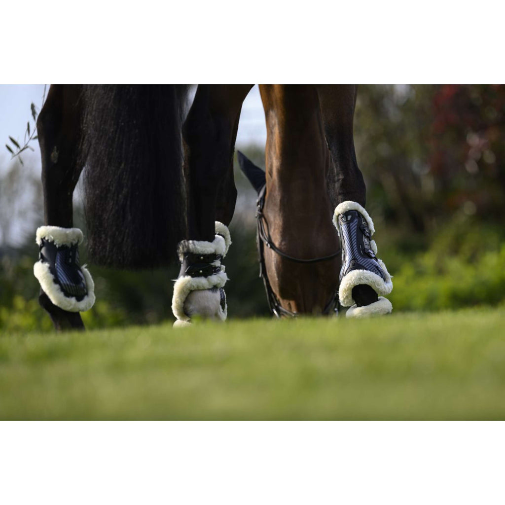 Veredus Botas protectoras de menudillo Carbon Gel Absolute Save the Sheep Rear Negro