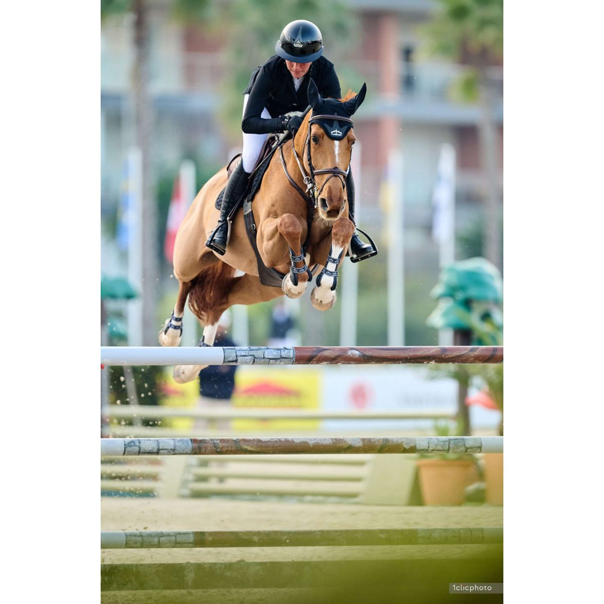 Veredus Casco Vita Visor Ancho Lacado negro