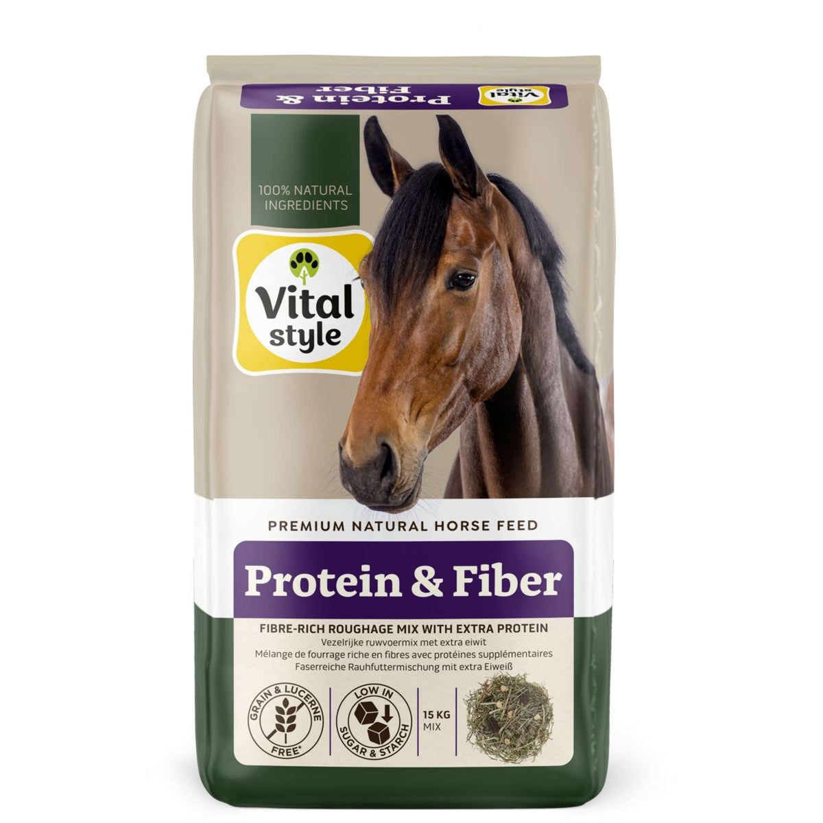 Vitalstyle Mezcla de forraje Protein & Fiber