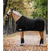 Waldhausen Manta de Forro Polar Modern Negro/Oro Rosa