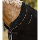Waldhausen Manta de Forro Polar Modern Negro/Oro Rosa