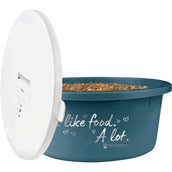 Waldhausen Plato de comida XL I Like Food a Lot con Tapa Petrol Blue