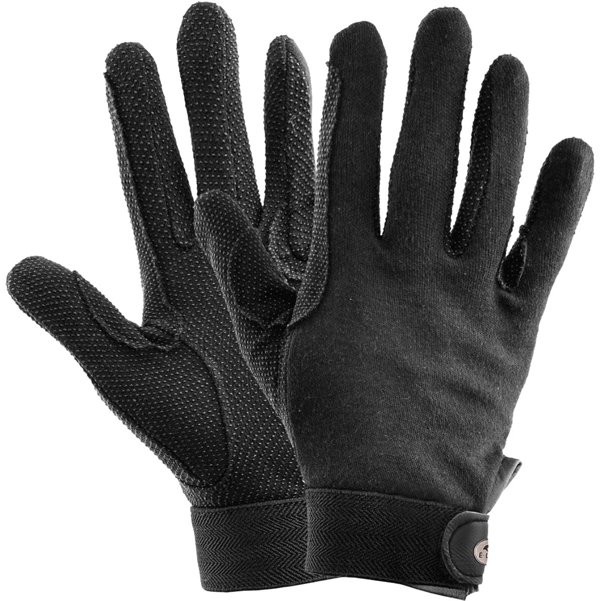 Guantes de invierno para montar a caballo ELT Picot Negro