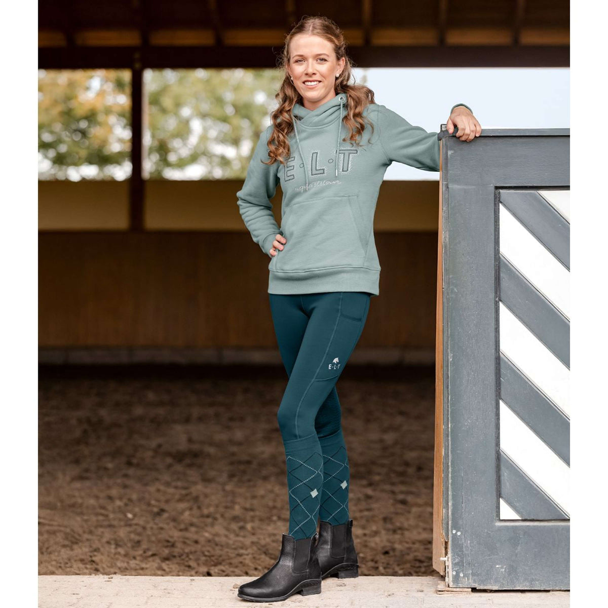ELT Legging de Equitación Ella Petrol Blue