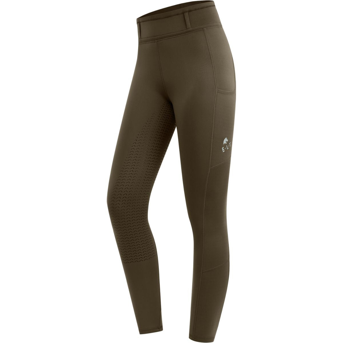 ELT Legging de Equitación Ella Verde/Marron