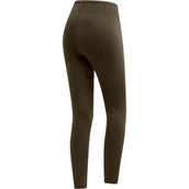 ELT Legging de Equitación Ella Verde/Marron