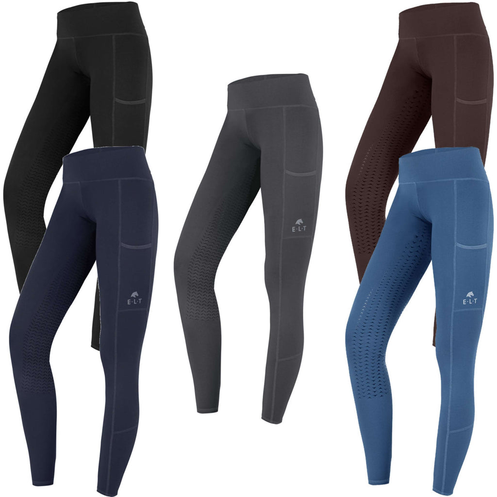 ELT Leggings de montar térmicos Ella Night Blue