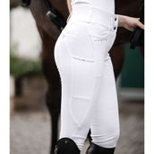ELT Pantalón de Equitación Mathilda Glam Cintura Alta Blanco