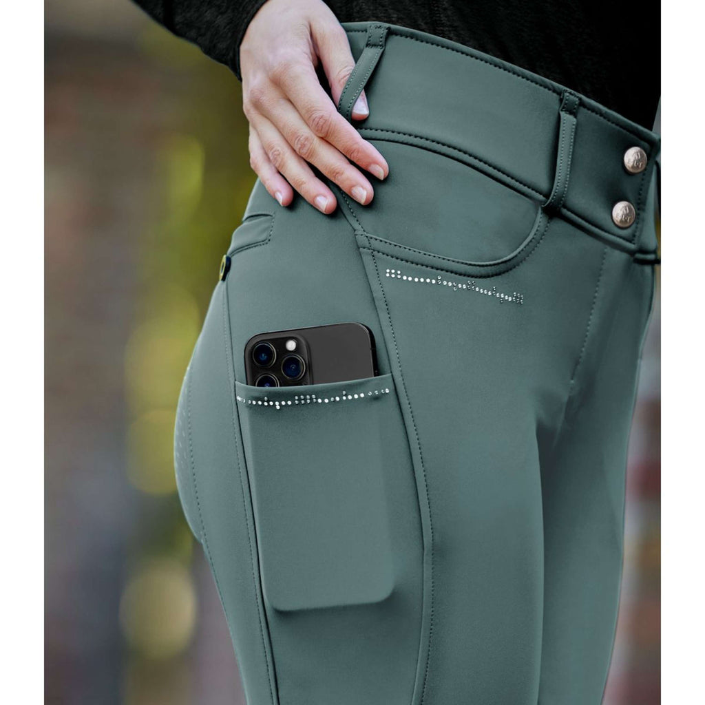 ELT Pantalón de Equitación Mathilda Glam Highwaist Pine Green