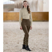 ELT Pantalón de Equitación Mathilda Glam High Waist Verde/Marron