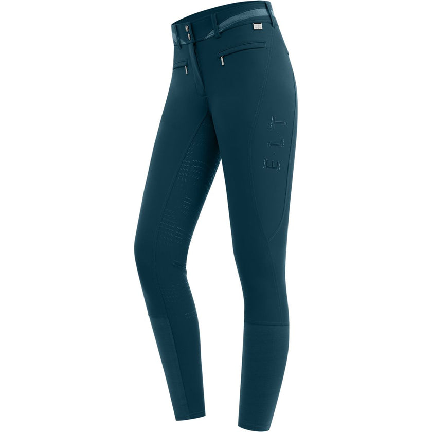 ELT Pantalón de Equitación Maga Glam Curved High Waist Petrol Blue