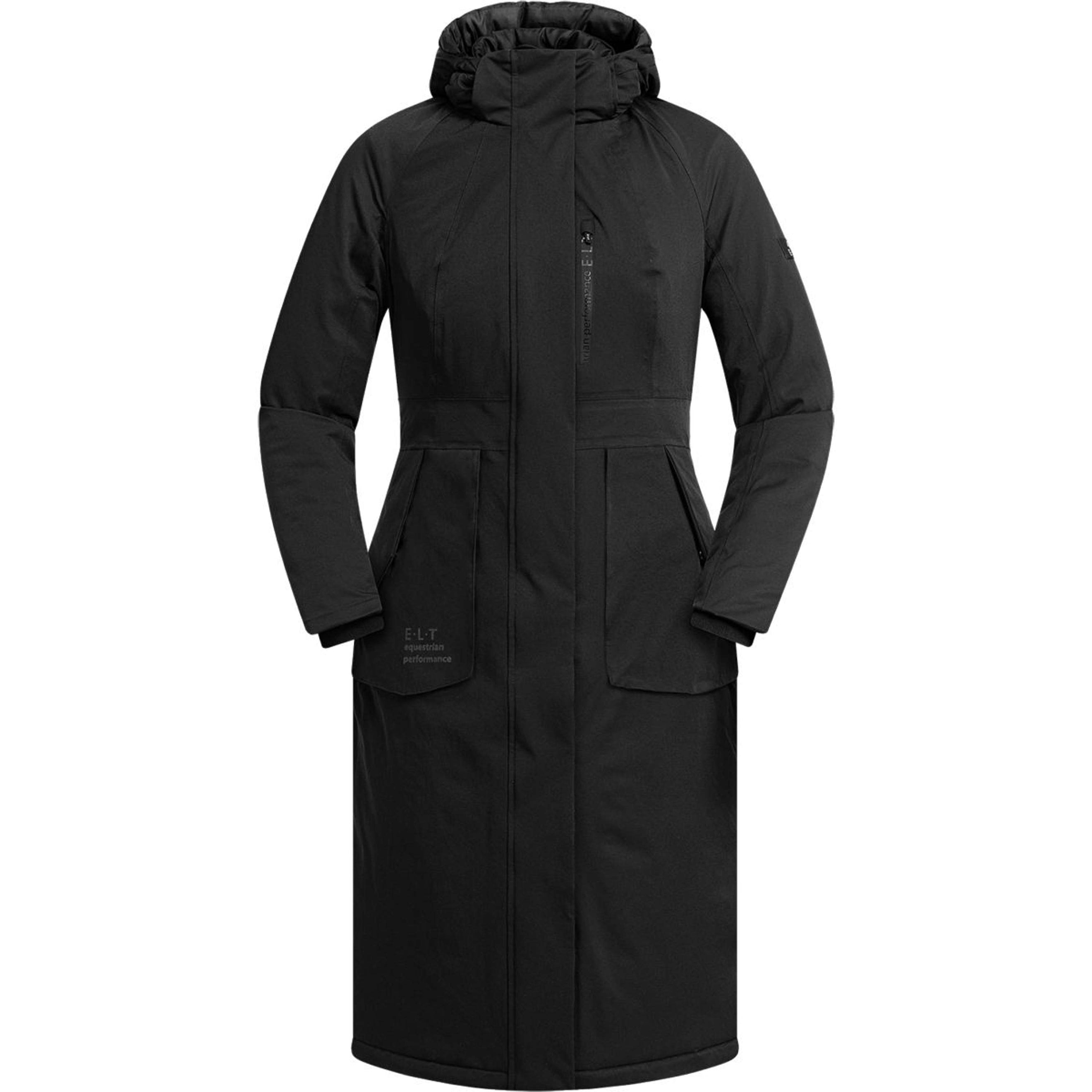 ELT Abrigo Largo Opal Negro ELT Abrigo Largo Opal Negro