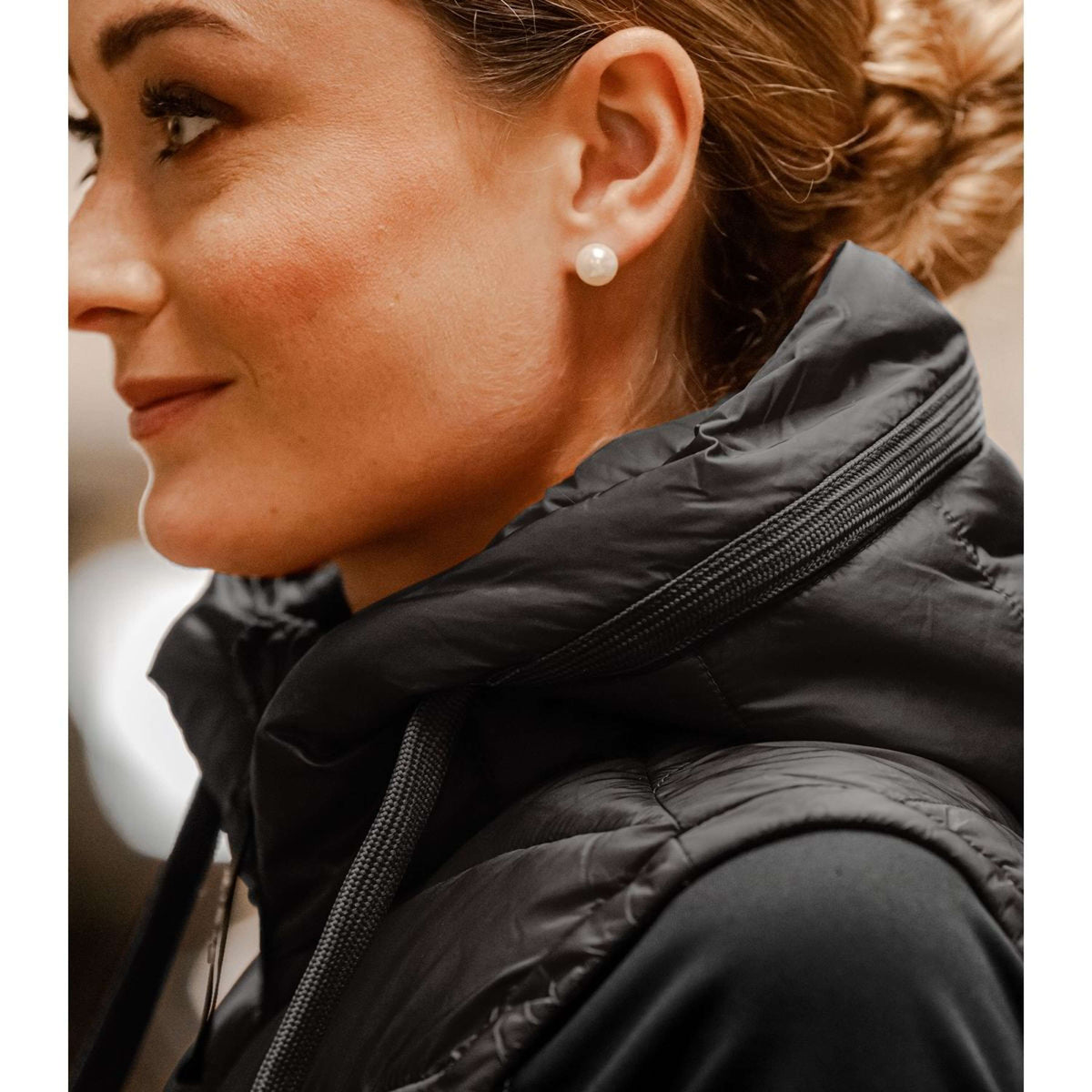 ELT Chaleco Largo Sin Mangas Ostende Negro