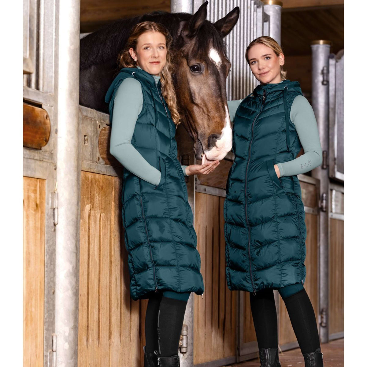 ELT Chaleco Ostende Long Petrol Blue