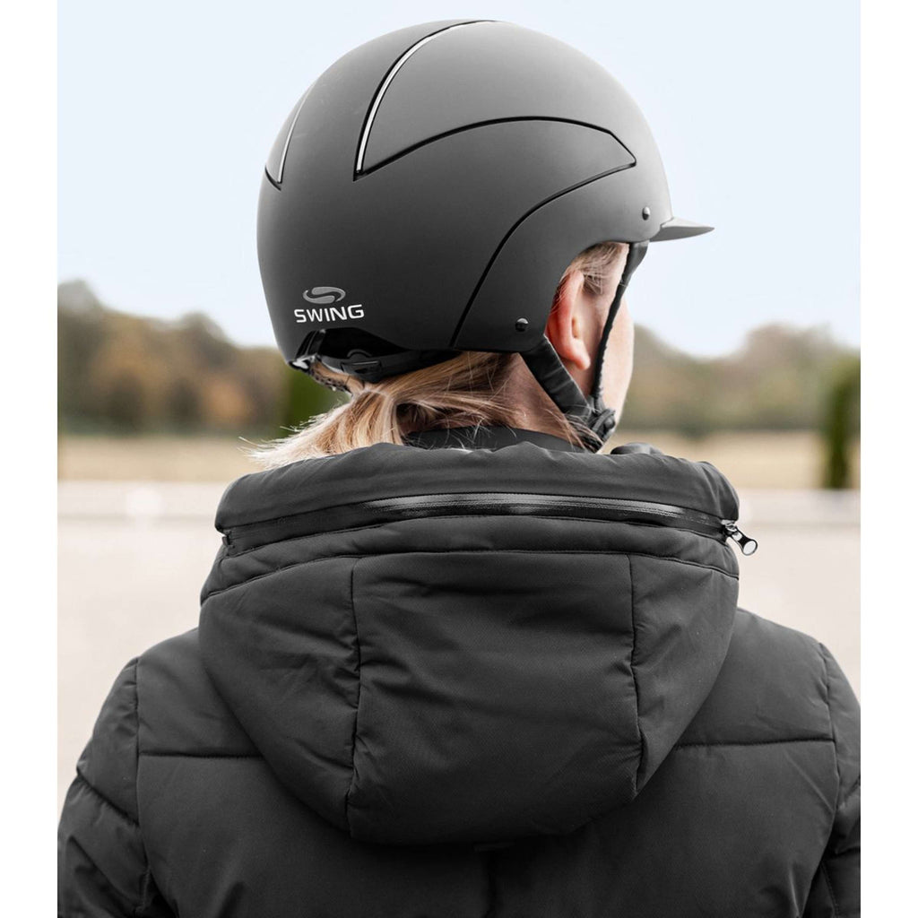 ELT Abrigo Largo Saphira Advanced Riding Negro