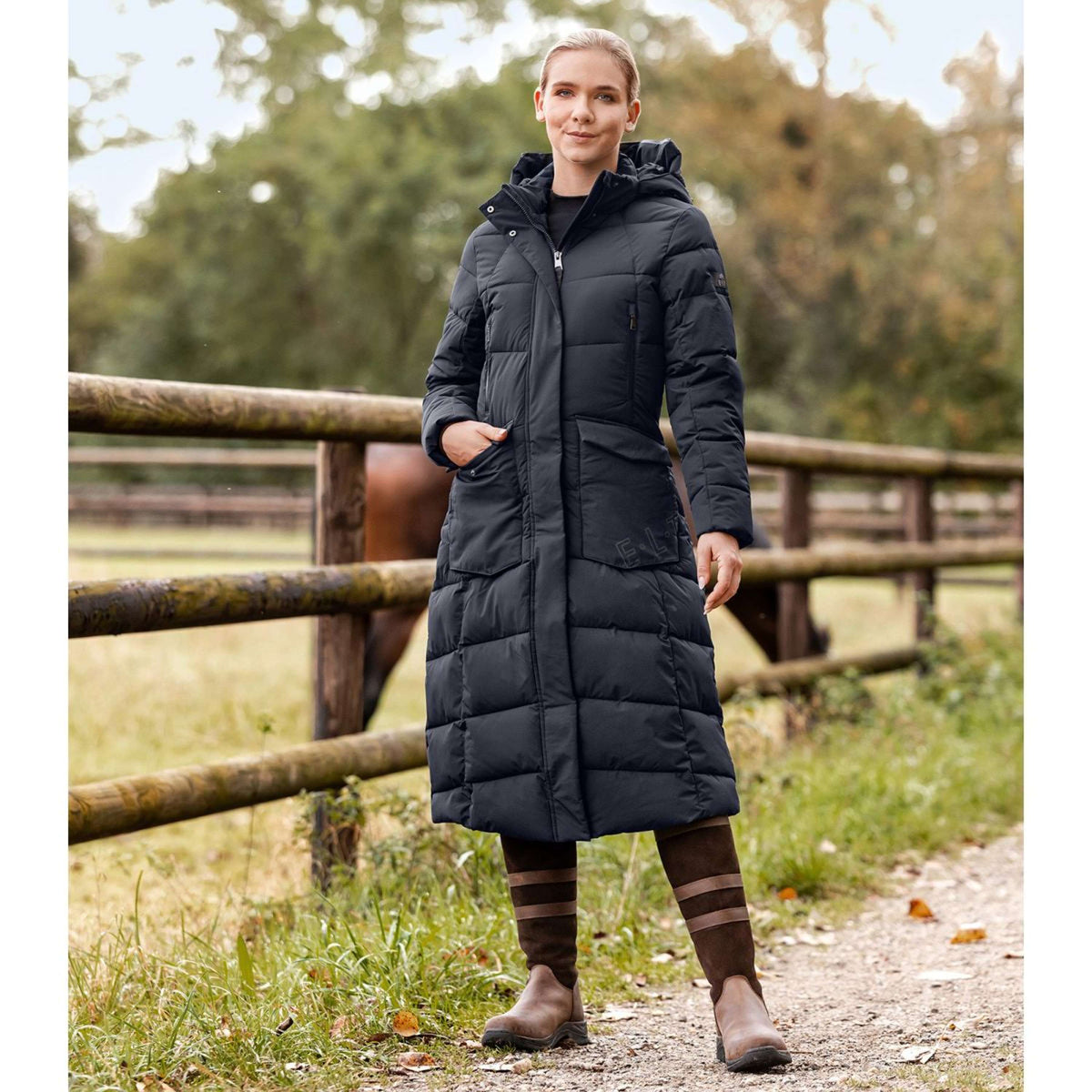 ELT Abrigo Largo Saphira Advanced Riding Deepblue