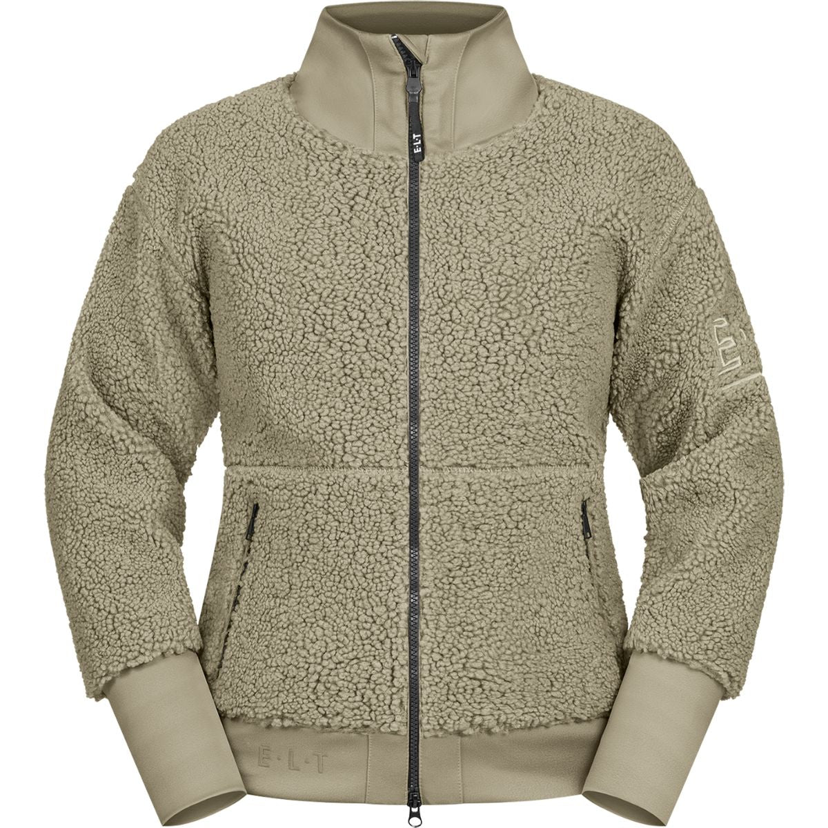 ELT Sudadera con capucha y cremallera Riverside Fleece Beige Gris