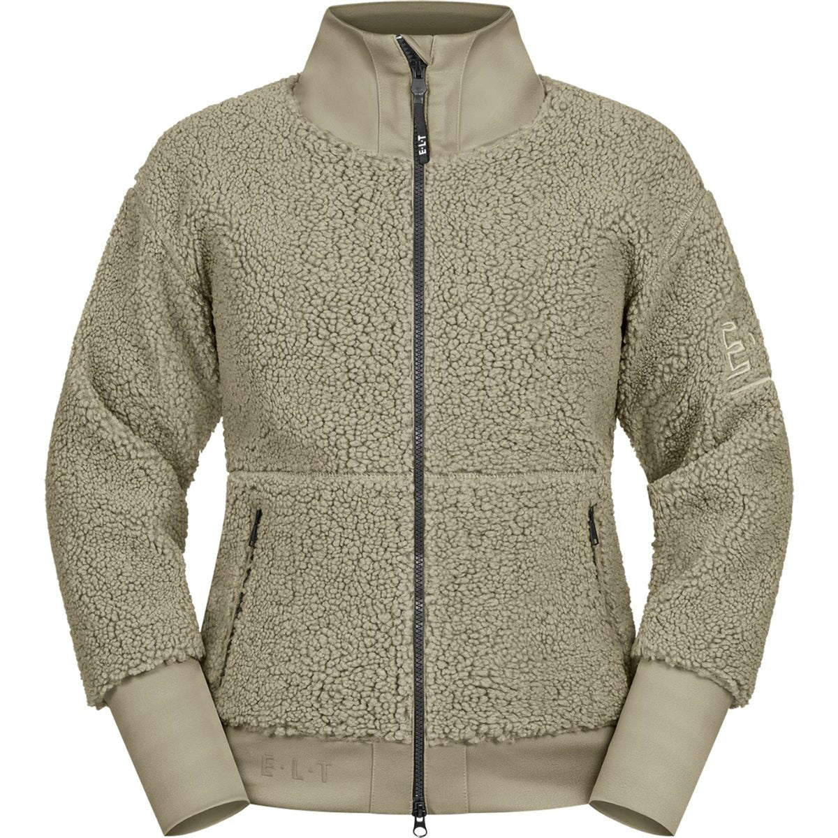 ELT Sudadera con capucha y cremallera Riverside Fleece Beige Gris