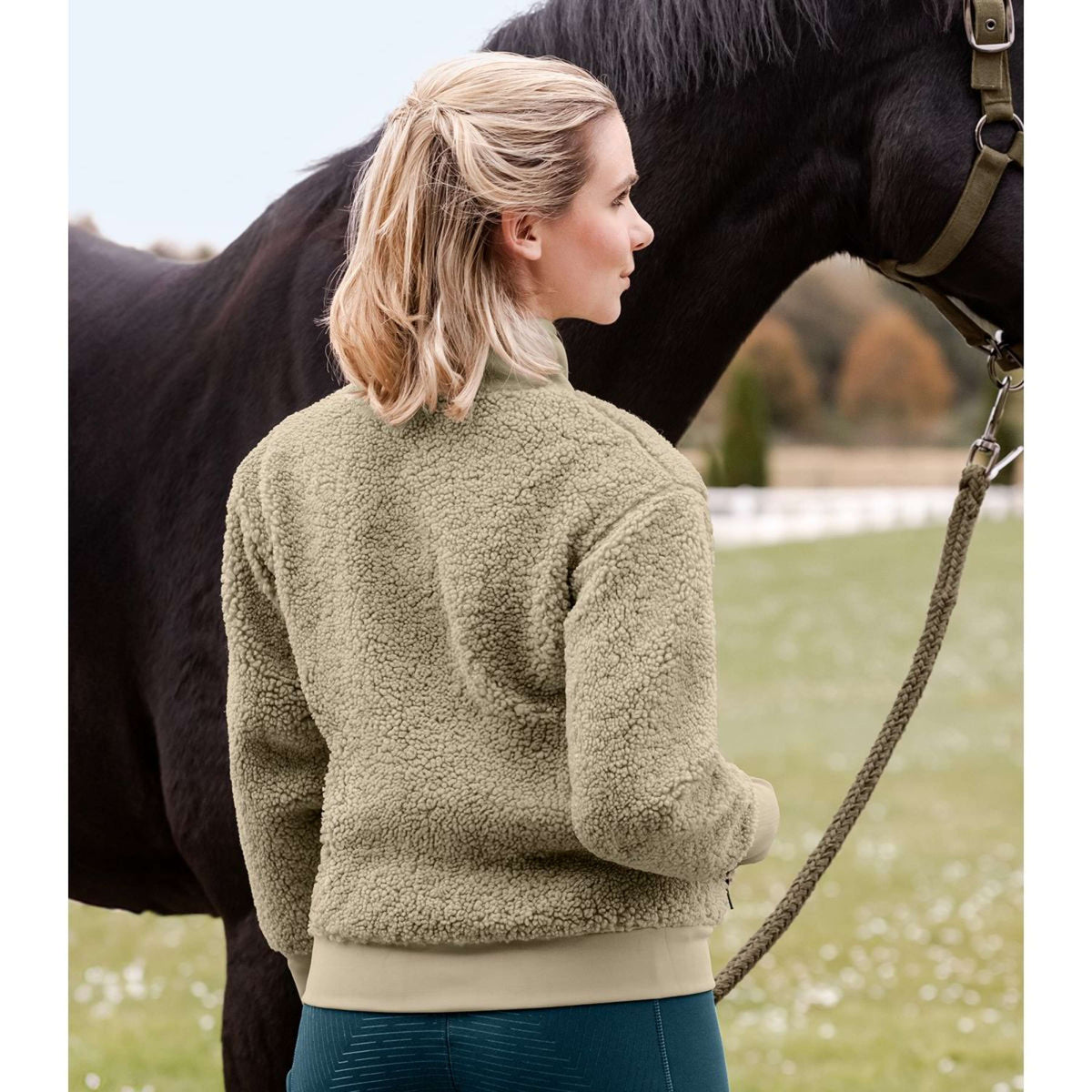 ELT Sudadera con capucha y cremallera Riverside Fleece Beige Gris