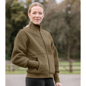 ELT Sudadera con capucha y cremallera Riverside Fleece Khaki Green