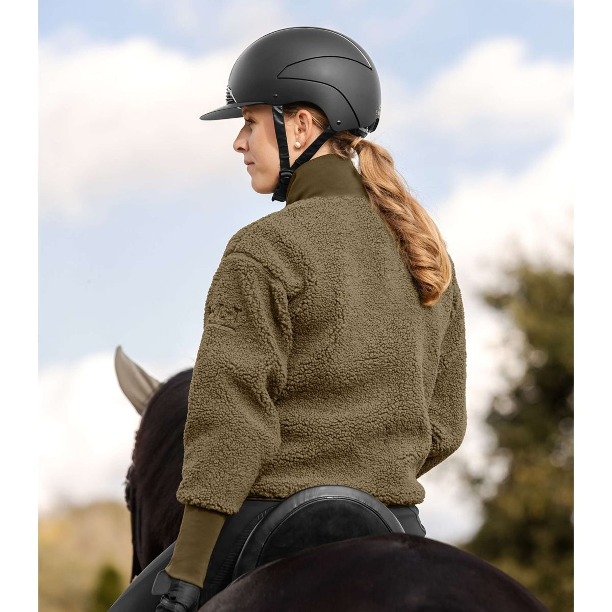 ELT Sudadera con capucha y cremallera Riverside Fleece Khaki Green