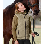 ELT Sudadera con capucha y cremallera Rotterdam Fleece Beige Gris