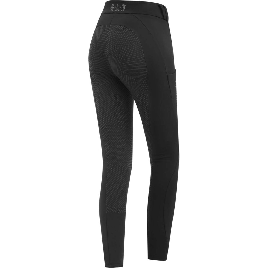 ELT Leggings de montar térmicos Rena Negro