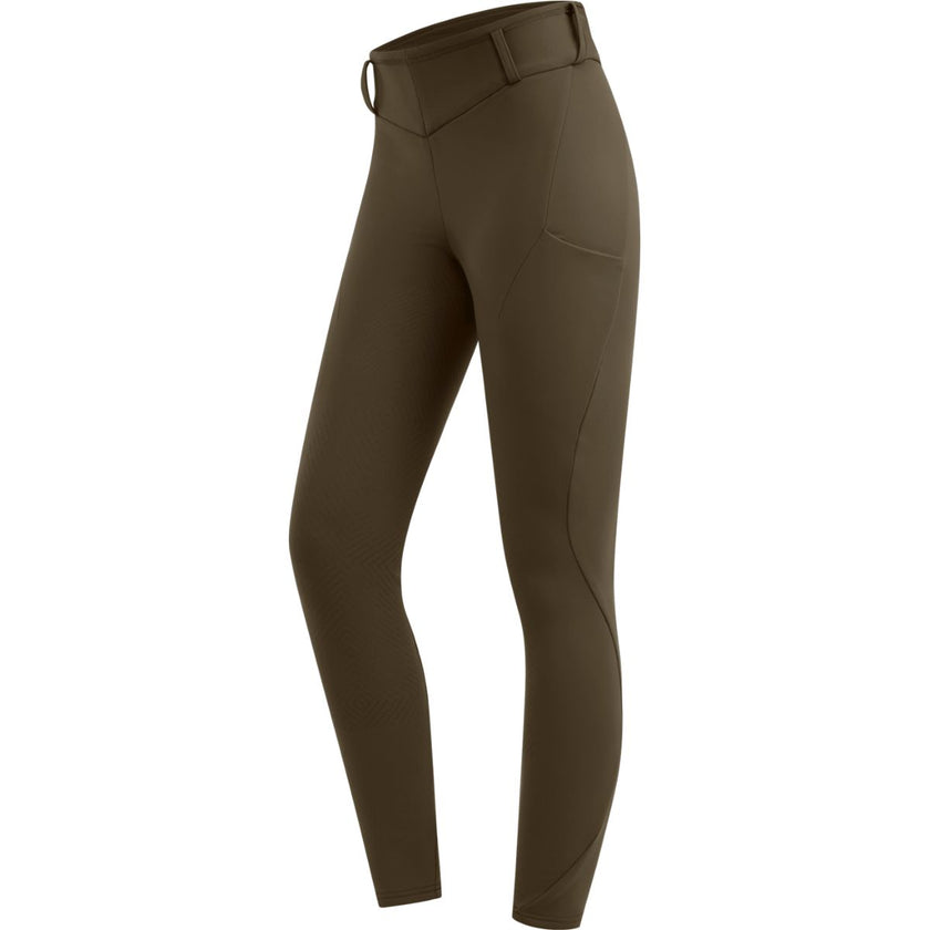 ELT Leggings de montar térmicos Rena Verde/Marron