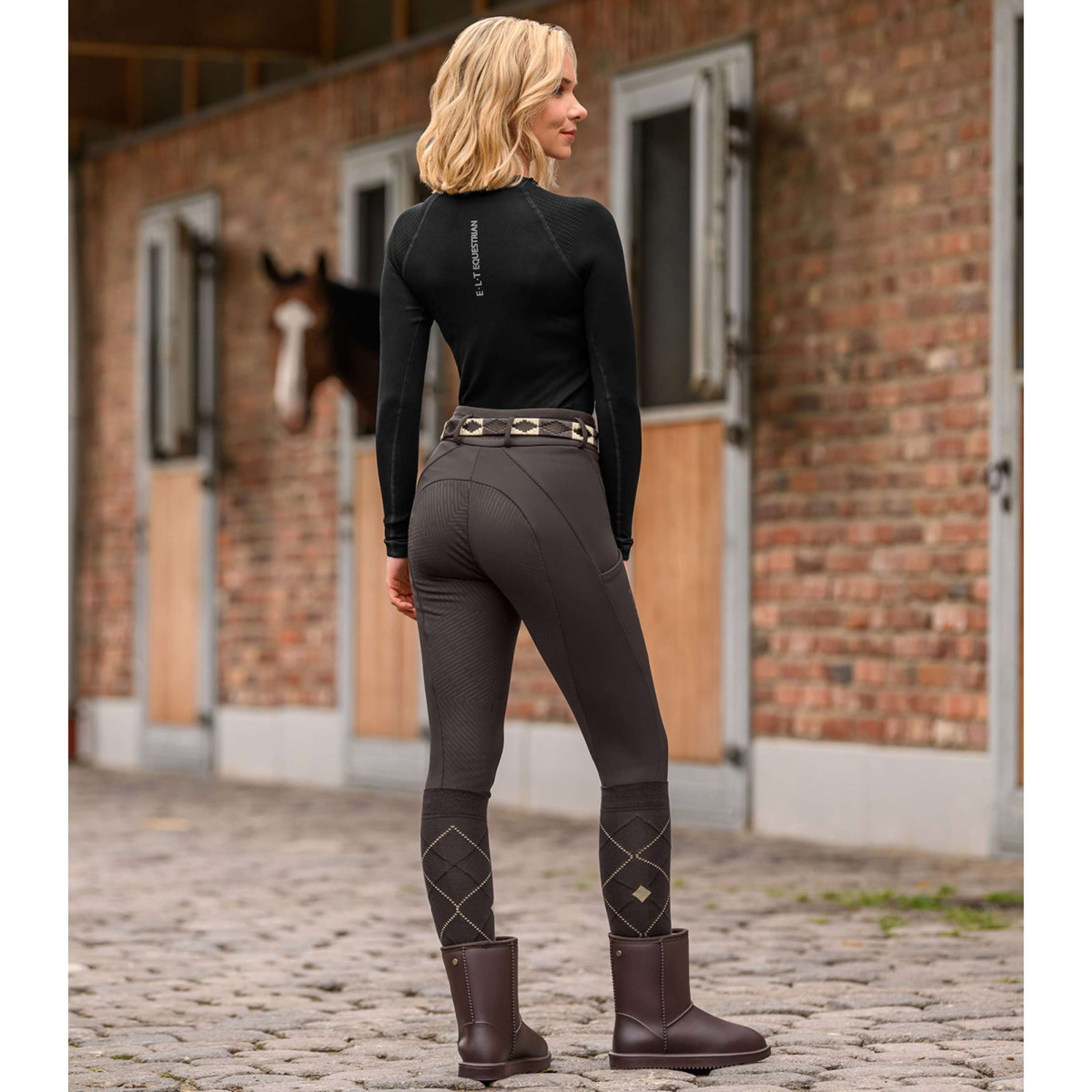 ELT Leggings de montar térmicos Rena Espresso