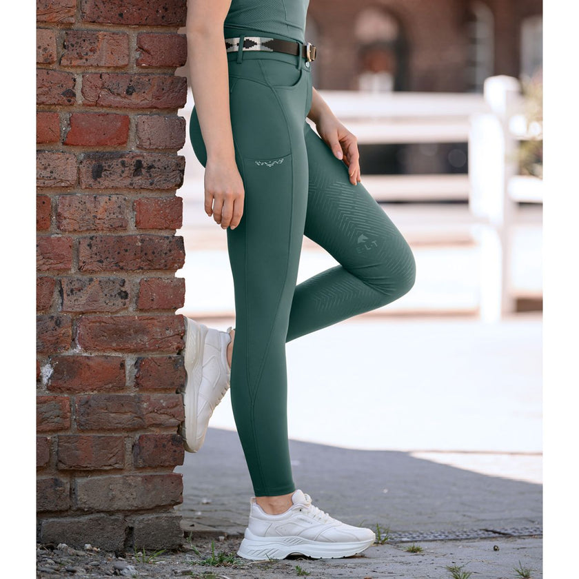 ELT Pantalón de Equitación Comfort Ride Glam Pine Green ELT Pantalón de Equitación Comfort Ride Glam Pine Green
