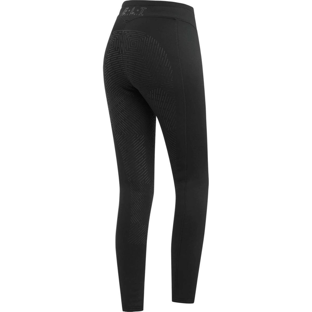ELT Leggings de montar térmicos Teddy Rica Negro