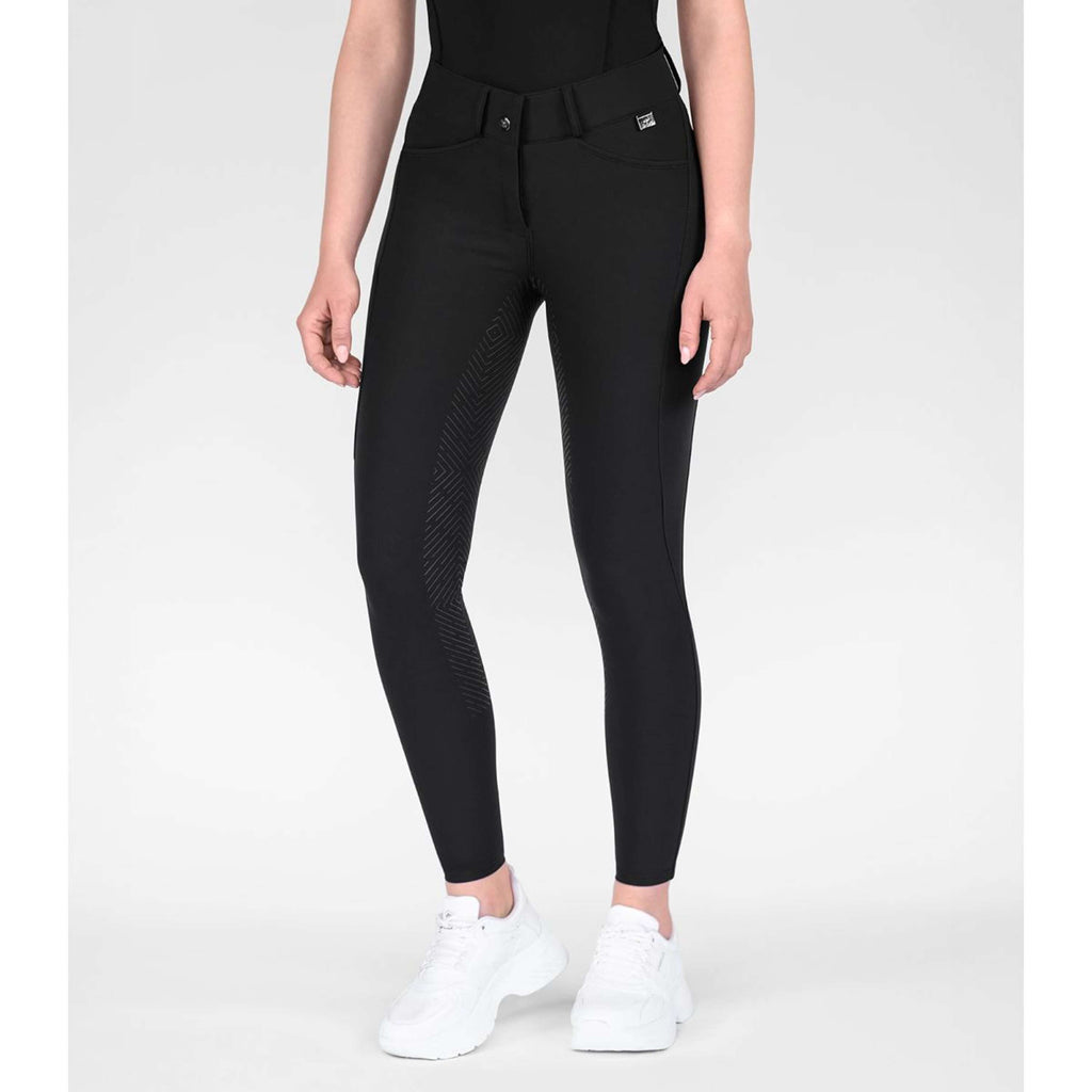 ELT Pantalón de Equitación Comfort Ride silicone Negro