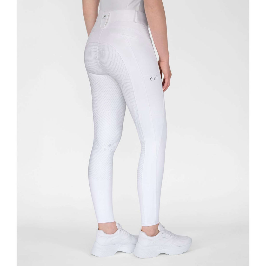 ELT Pantalón de Equitación Comfort Ride silicone Blanco