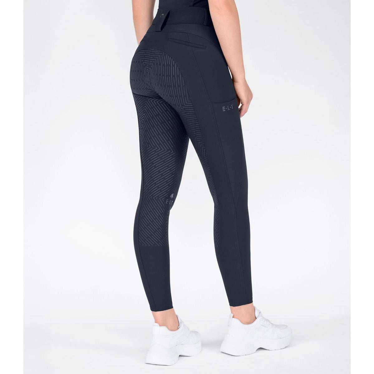 ELT Pantalón de Equitación Comfort Ride silicone Deep Blue