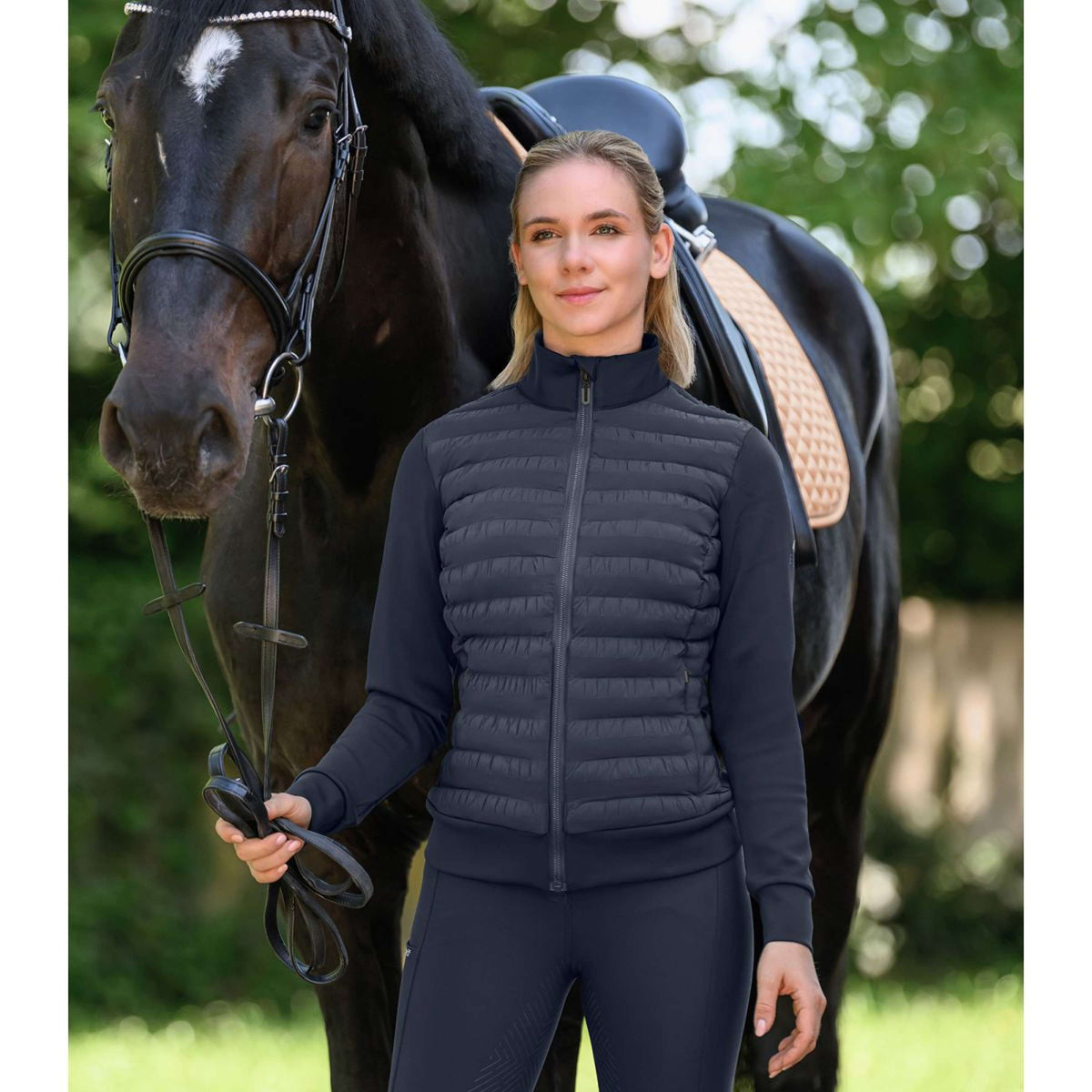 ELT Sudadera con capucha y cremallera Sydney Deep Blue