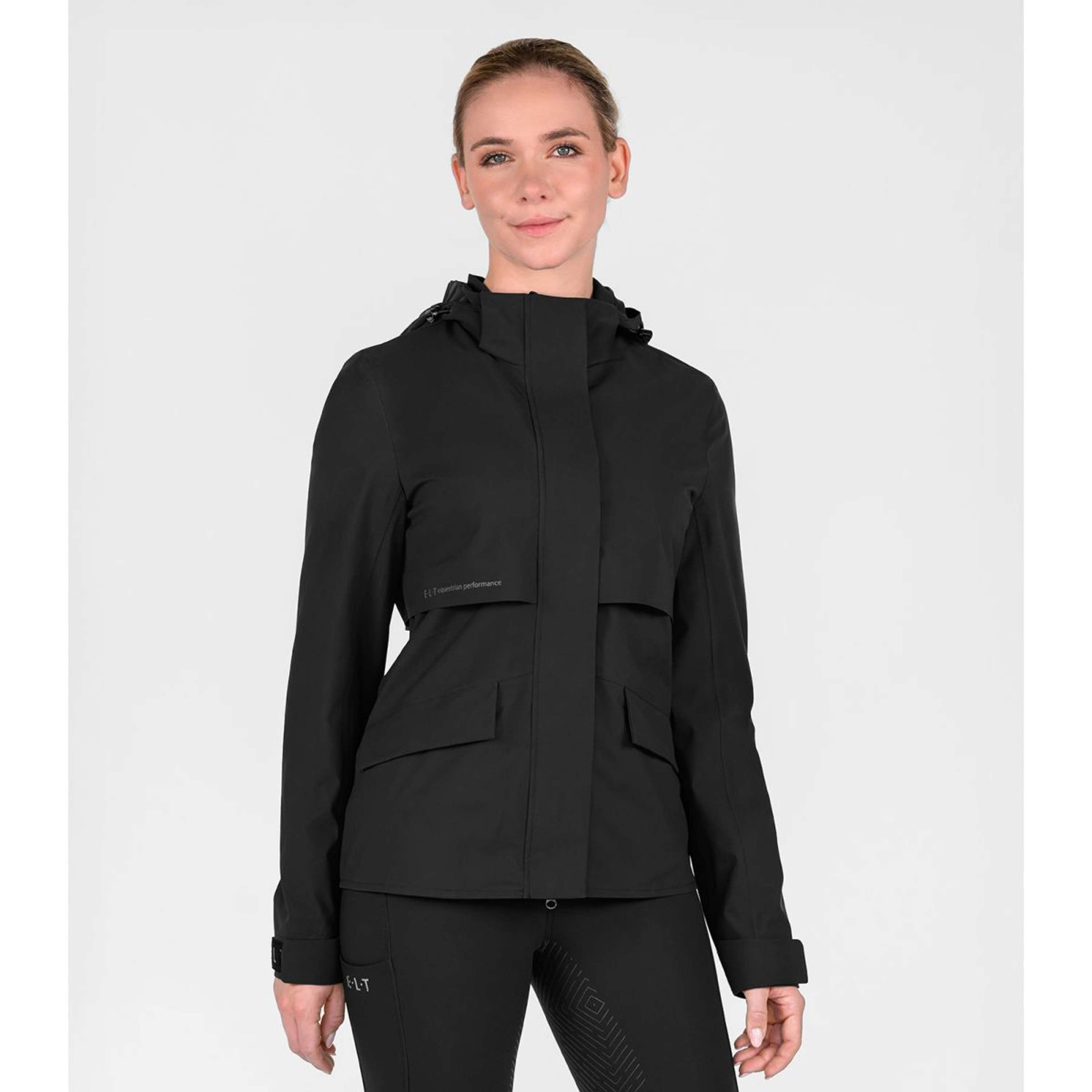 ELT Abrigo de lluvia Performance Negro