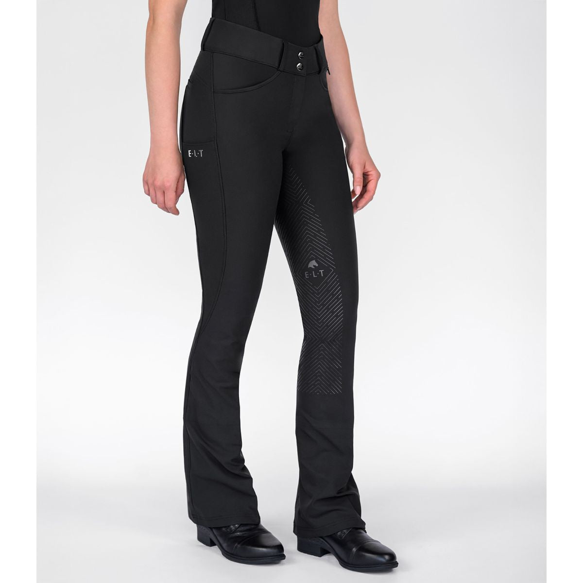 ELT Pantalones Jodhpur Comfort Ride silicone Negro