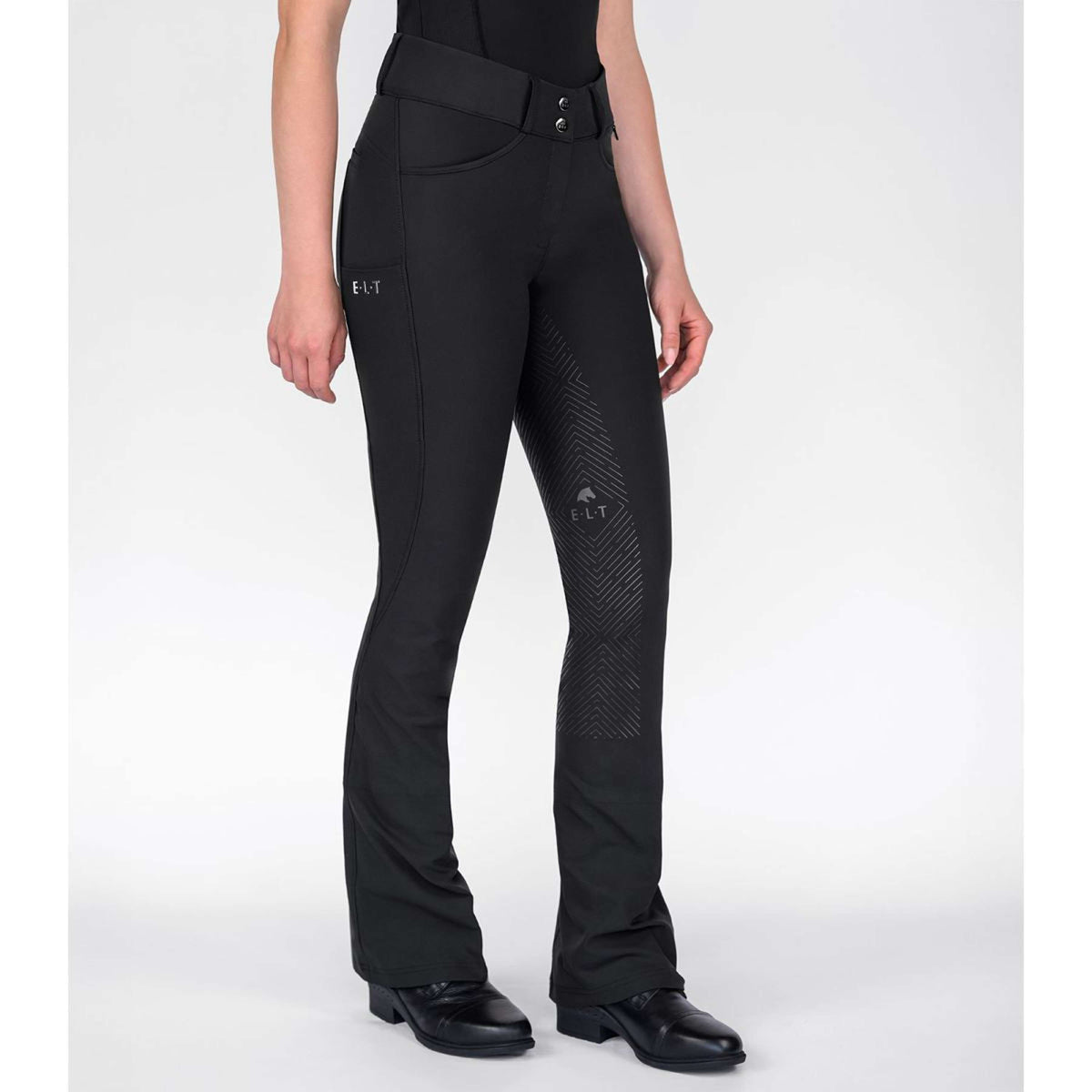 ELT Pantalones Jodhpur Comfort Ride silicone Negro
