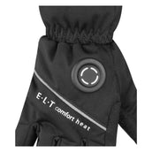 ELT Guantes de Equitación Heated Comfort Negro