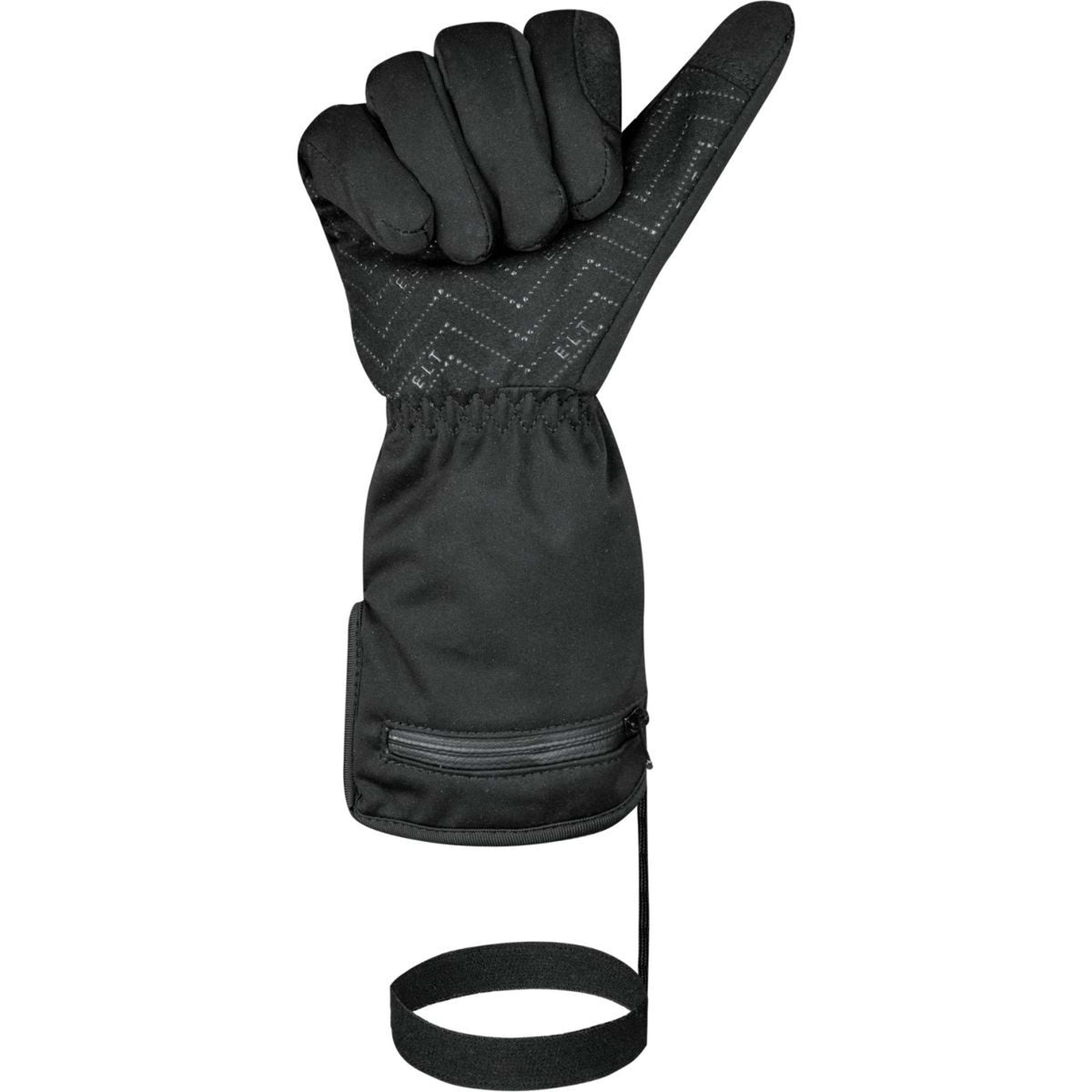 ELT Guantes de Equitación Heated Comfort Negro