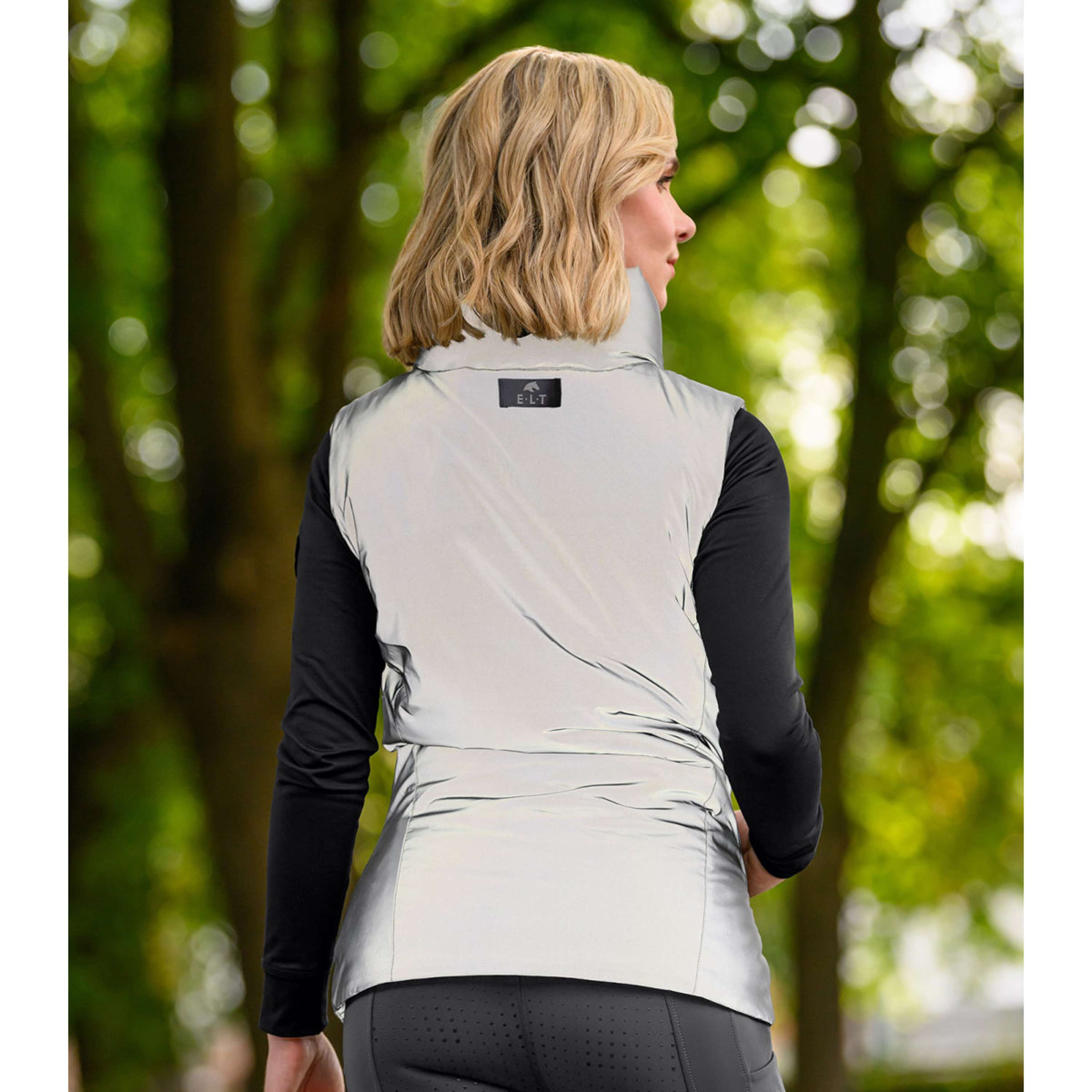 ELT Chaleco Reflective Gris Plateado