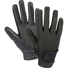 ELT Guantes de Equitación Winter Fleece Negro